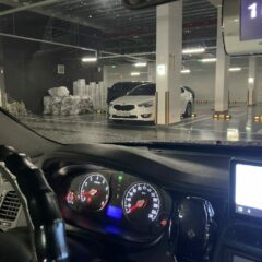 차선을 넘기지 않는 주차